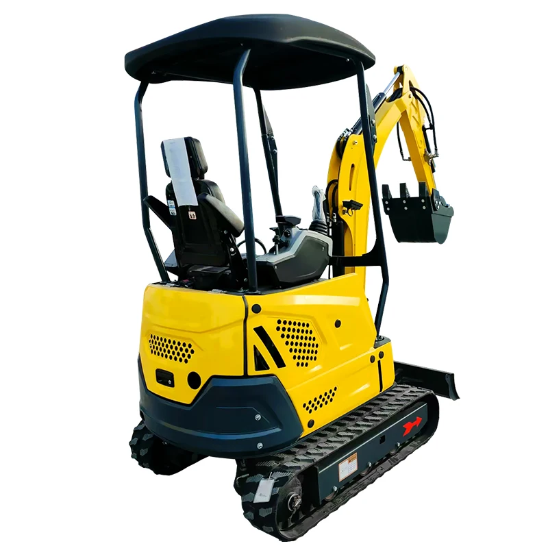 

Customized Large Power Digger 25HP Infront Mini Excavator 1.8 Ton Mechanical Mini Excavator
