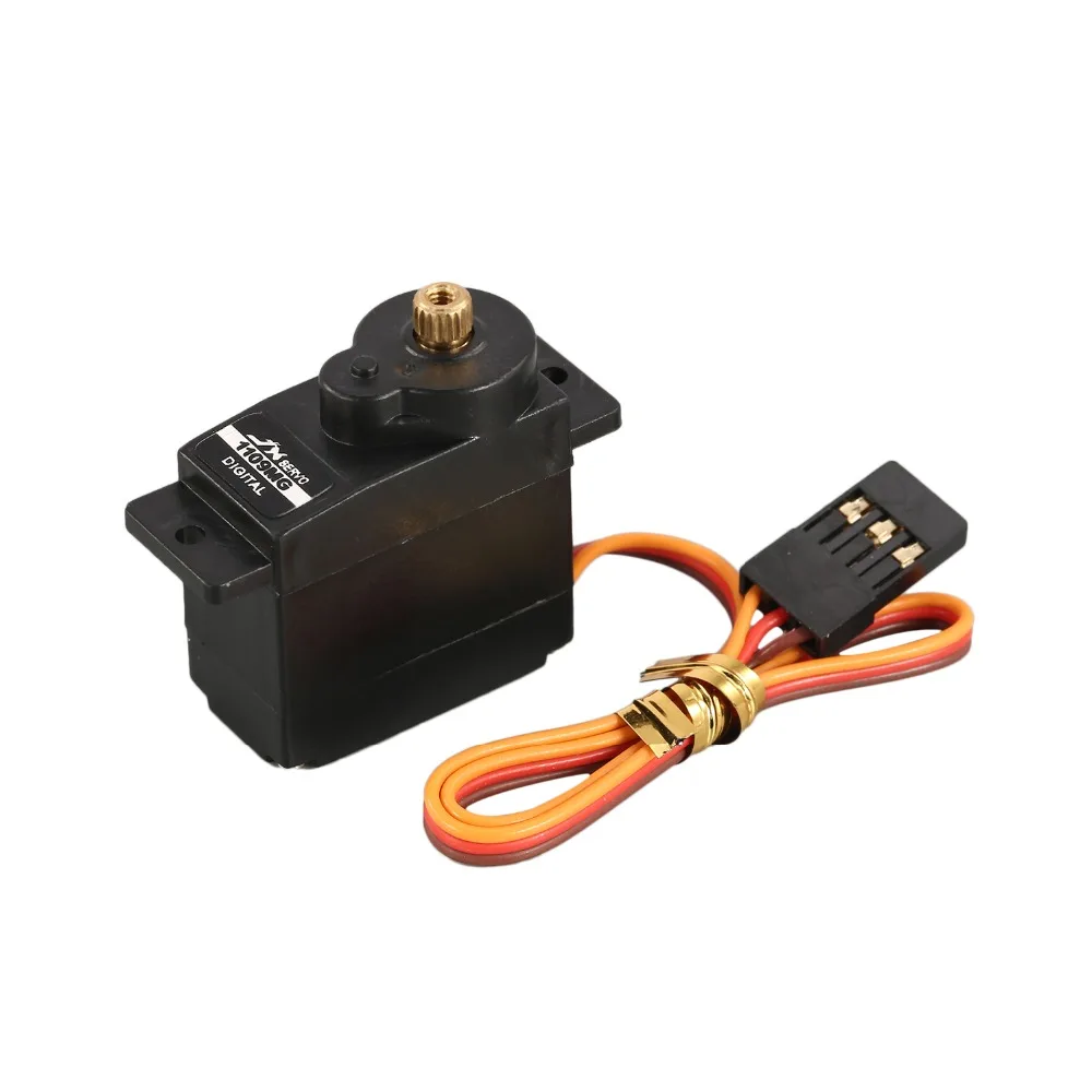 JX 9g 2,5 kg PDI-1109MG Metallgetriebe Micro Digital Servomotor 4,8-6 V für 1/18 1/24 Mini RC Auto Starrflügelflugzeug Roboter Spielzeugteil