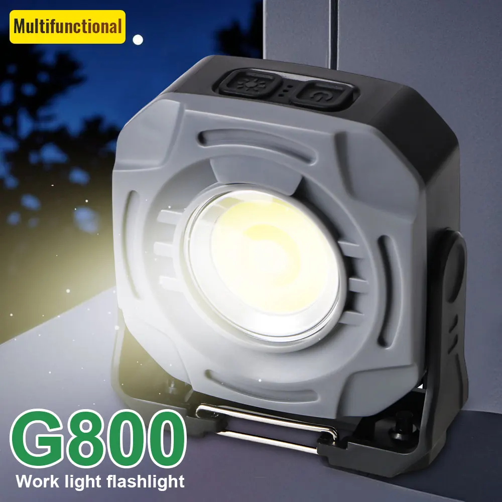 

Универсальная светодиодная фара, портативный фонарь для рыбалки, многофункциональный фонарик для кемпинга, USB перезаряжаемый, супер яркий, сильный свет