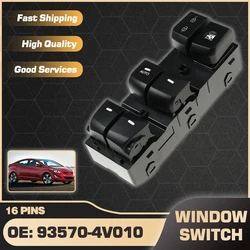 93570-4V010 Electric Master Window Control Switch For Hyundai i35 Elantra MD UD JK MK1 Hyundai Avante 2012 2013 2014 2015 2016