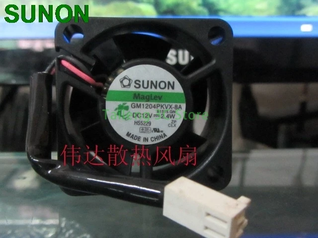 

For Sunon 4020 GM1204PKVX-8A 40*40*20MM DC 12V 2.4W 2Wire Server Cooling Fan