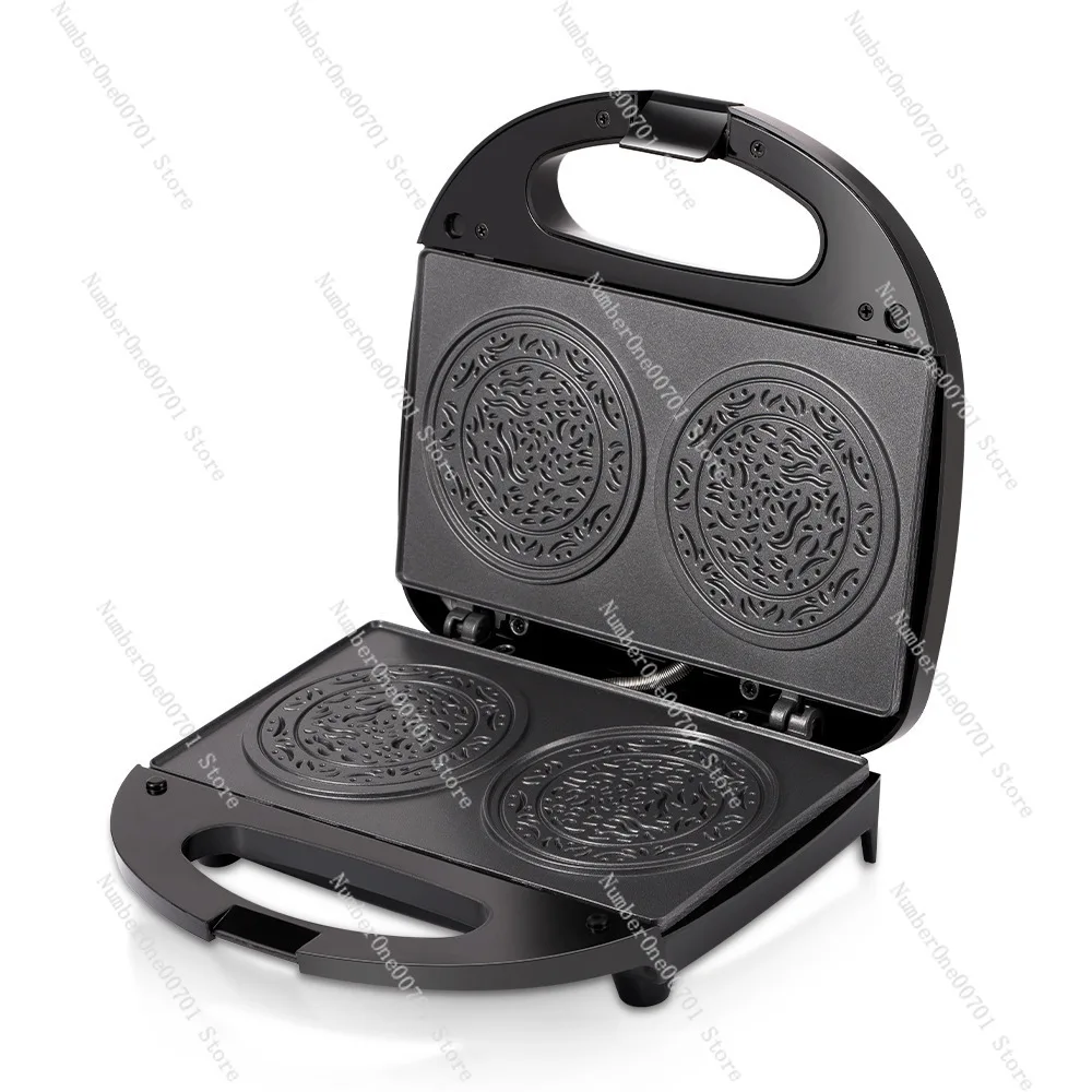 Mini Crepe Maker Machine, Non-Stick Pancake Griddle for Spring Rolls, Cakes, and Ice Cream Crepes, 600W Breakfast Maker
