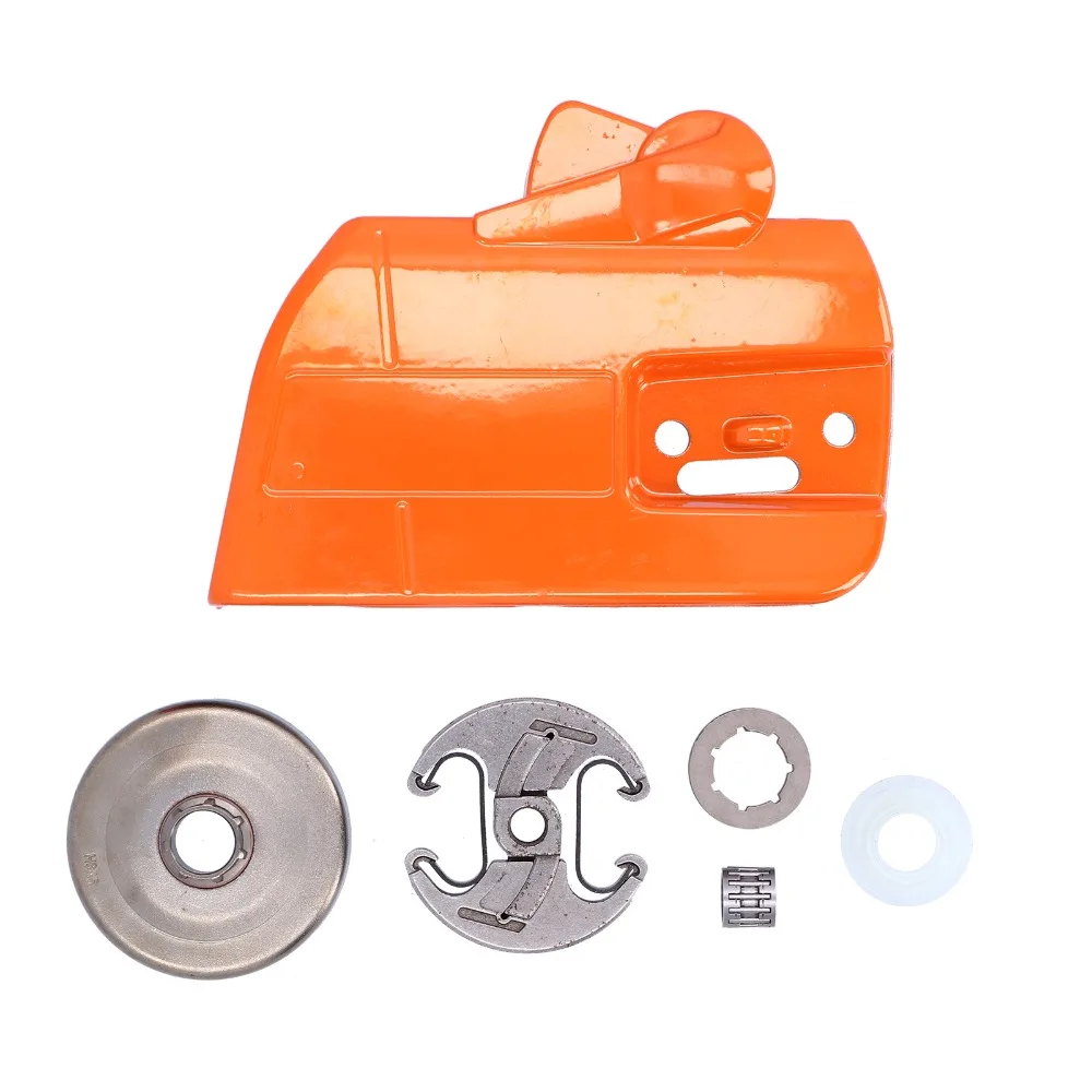 Orange Clutch Cover Kit Compact Easy to Install Chainsaw Brake Cover Iron for Husqvarna 353 351 350 346XP 345