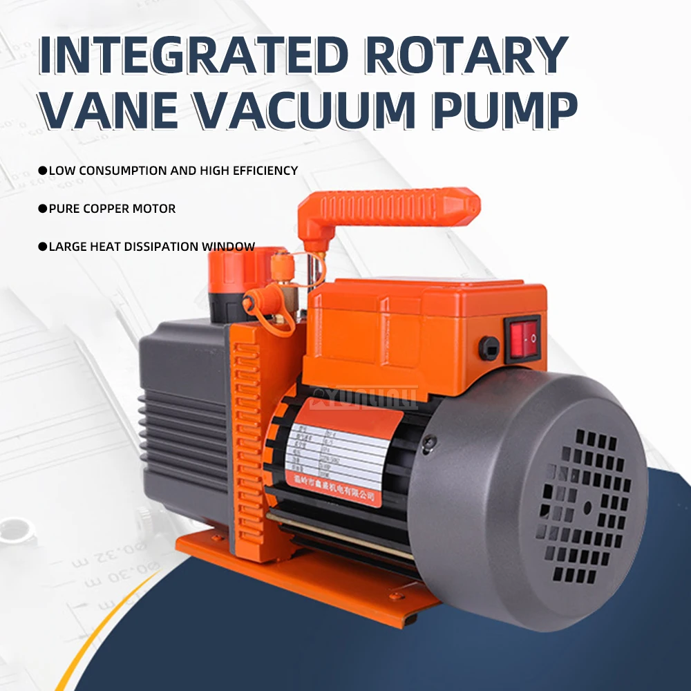 8/9 cfm single stage rotary vane Vacuum Pump for AC Repair, Refrigerant Recovery, Light-Duty Use XS-4