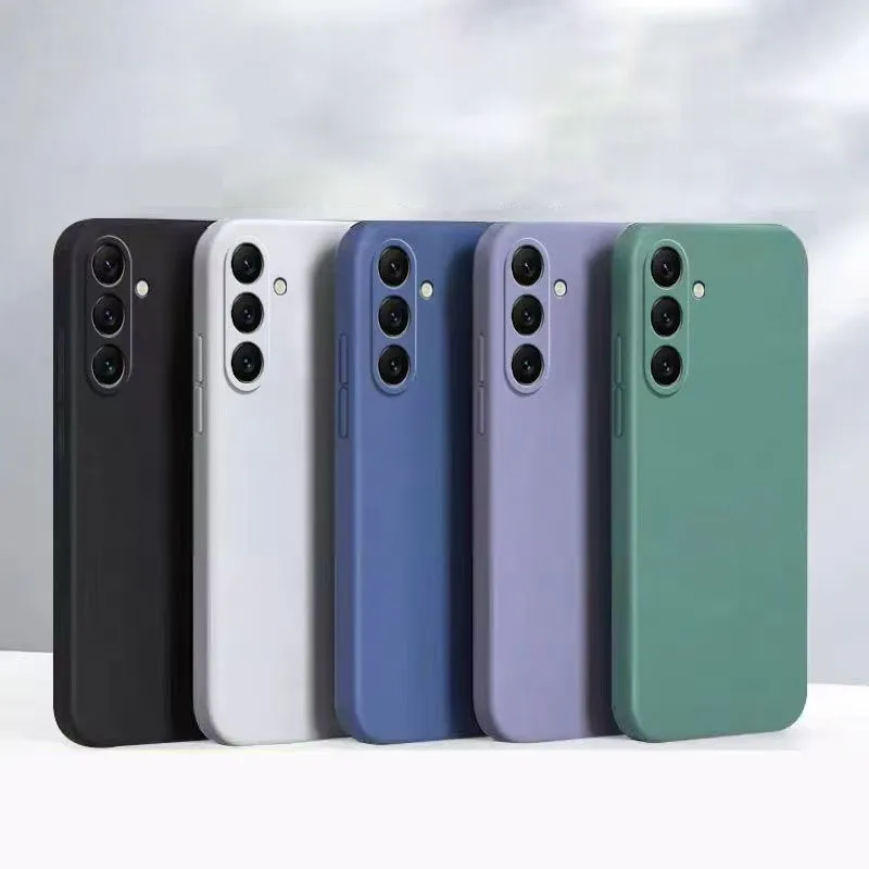 Liquid Silicone Shockproof Case For Samsung Galaxy A17 A37 A57 A07 A05 A05S A15 A35 A55 A06 A16 A26 A36 A56 Colorful Cover