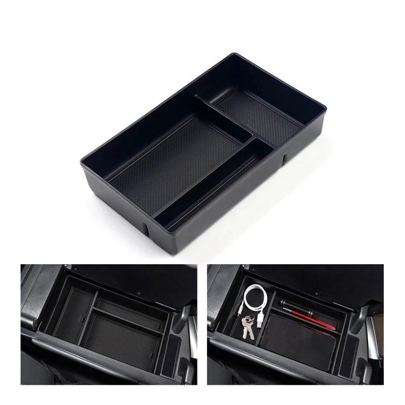

for Lexus NX 260 350h 2021 2022 RZ EV Center Console Armrest Storage Box Tray Accessories Tidying BLACK