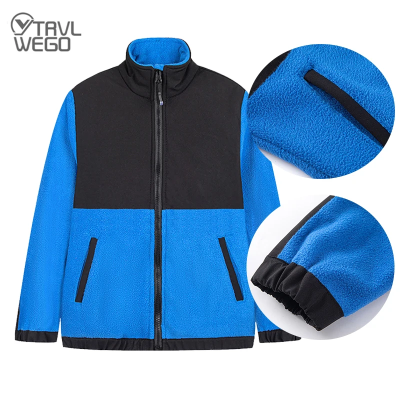 

TRVLWEGO Autumn Winter Child Cardigan Thicken Thermal Fleece Jacket Outdoor Riding Hiking Climbing Sports Soft Warm