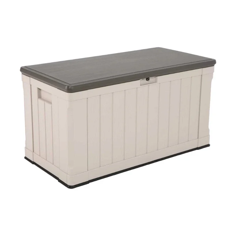 Lifetime Waterproof Resin Deck Box Outdoor Storage Box