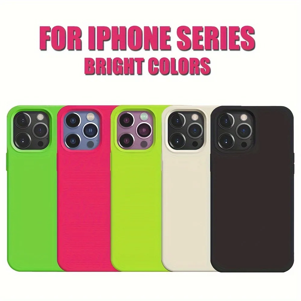 Original Silikon-Handyhülle für iPhone 18 17 16 15 14 13 18 Pro Max 16 Plus Air Einfarbige Schutzhülle gegen Stürze und Stöße – Detail 2