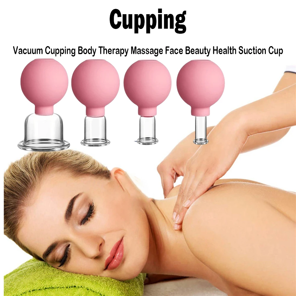 

Vacuum Rubber Cupping Massage Body Cups Facial Skin Lift Anti Cellulite Suction Vacuum Beauty Health Suction Cup Face Massager