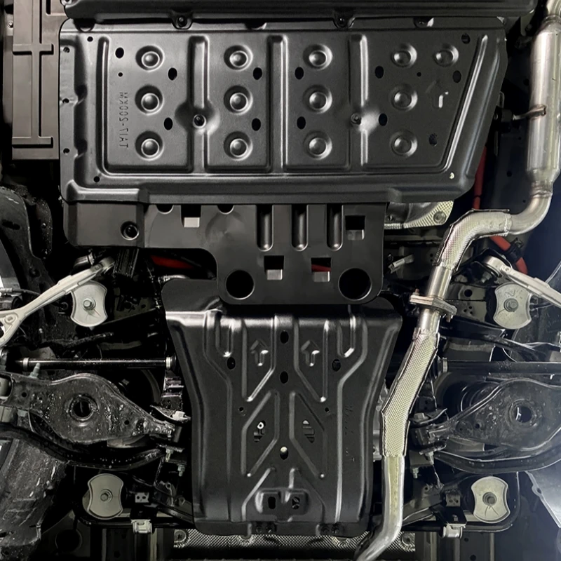 Aluminum Alloy Engine Skid Plate for BYD Leopard 7 Titanium 7 Oil Line Protection 3D Scanned No-Drill Installation Accessory