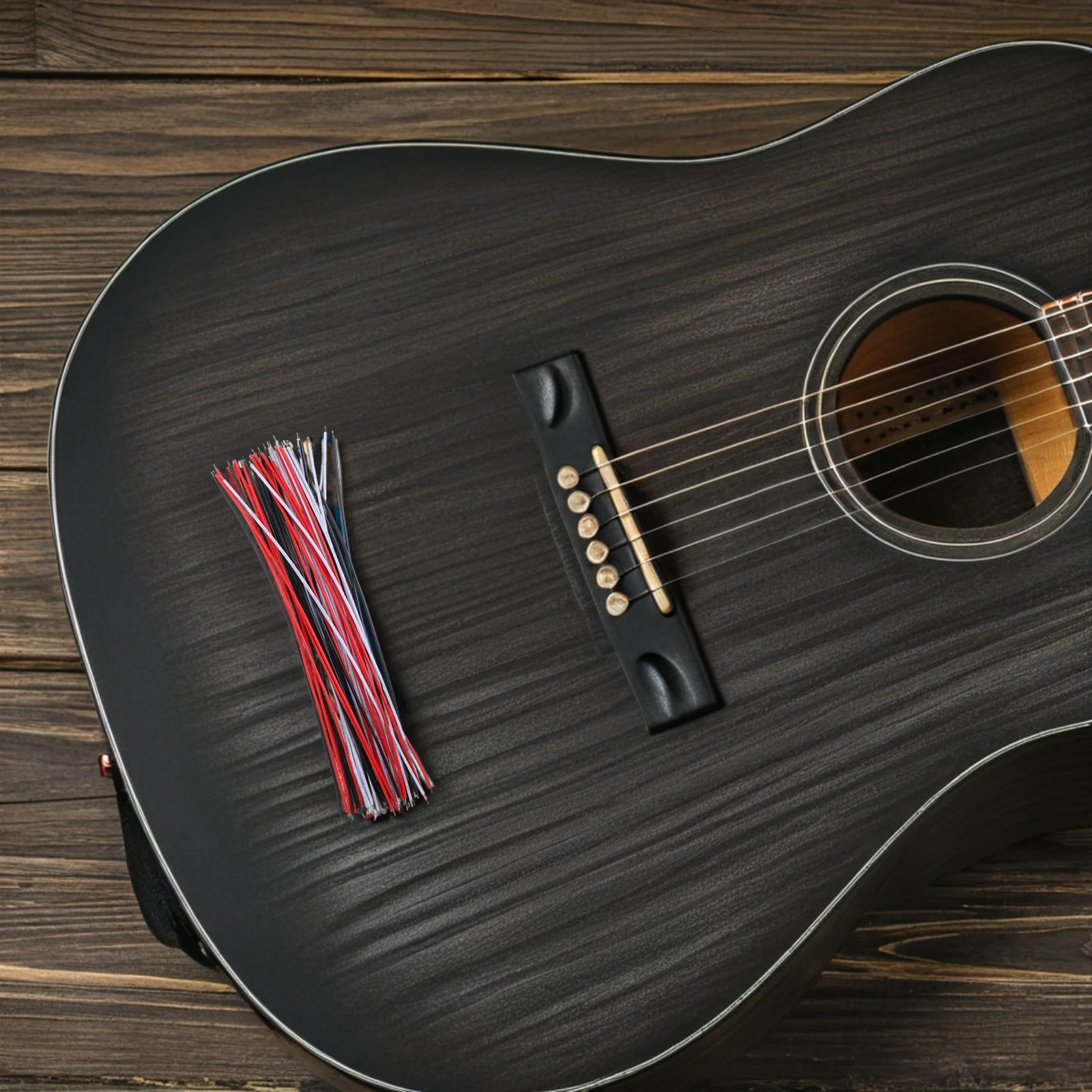 45pcs Guitar Accessories Line 22Awg Electric Pickup Wires Noise-Free Shielded Instrument Cables For Pedal Board Studio Recording