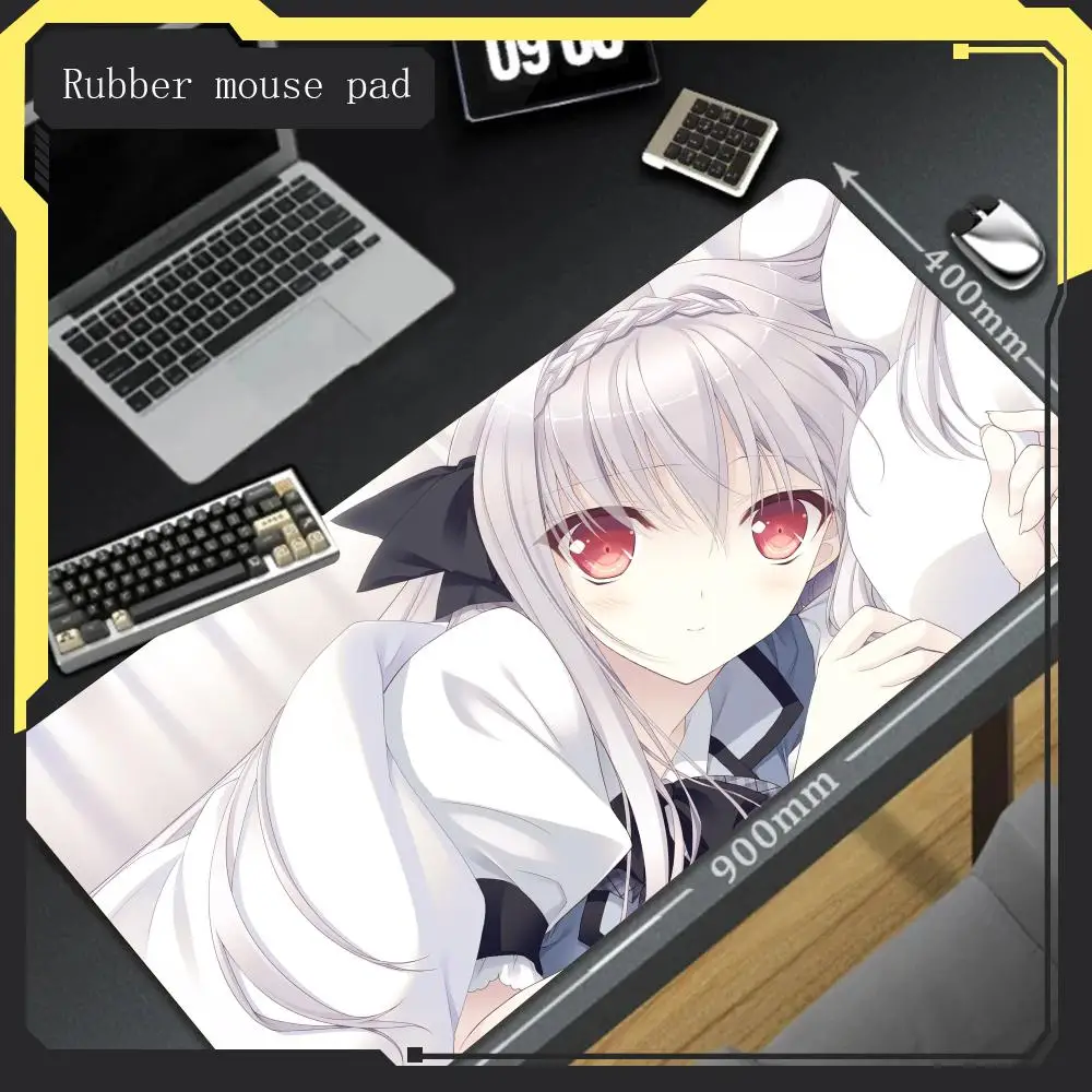 

MousePad Tsuki ni Yorisou Otome no Sahou Mouse Pad Comic and electronic game mouse pad with non slip and wear-resistant size