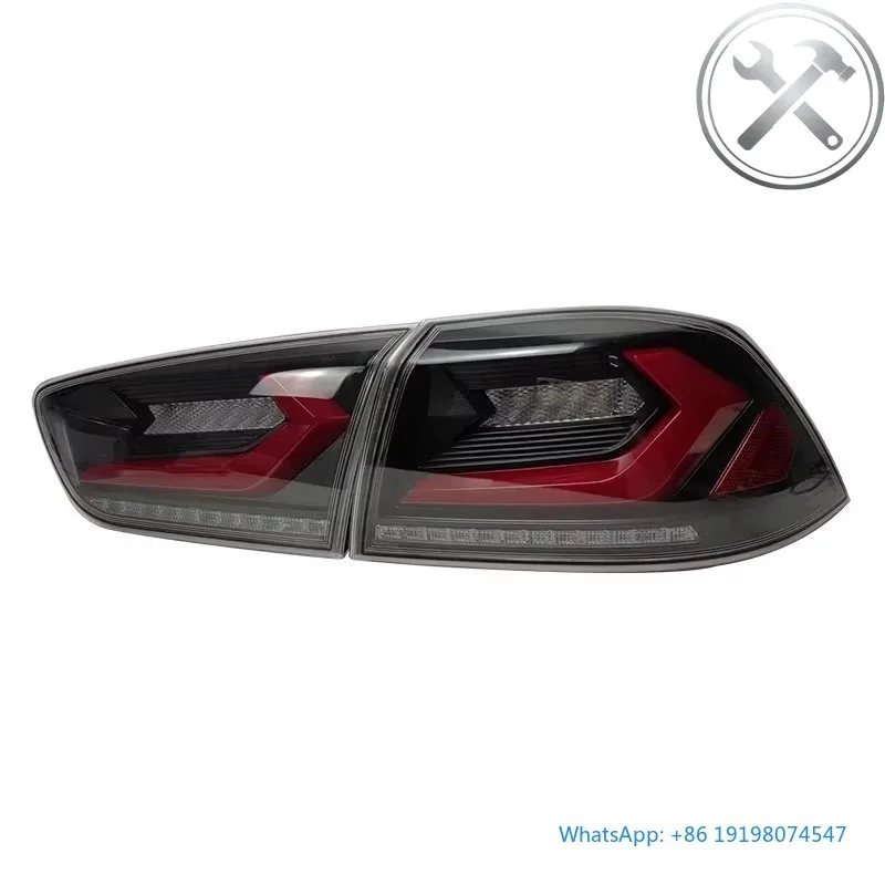

Sports Car Modified Full LED Taillights Assembly Clear Red Lens Flowing Sequential Turn Signal 12V High Brightness Waterproof Au