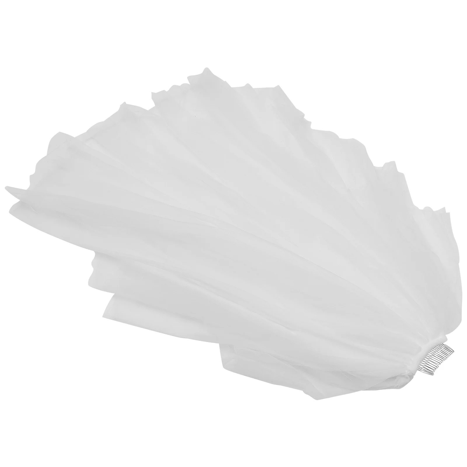 

Wedding Veil Bridal Short Veils Sweet Elegant Hair Accessories White Small Size Comfortable Matching Clothes Hairstyles