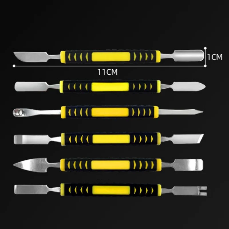 Hardened Claw Nail Double Headed Pry Bar 3-in-1 Disassembly Battery Screen Frame Flat Pry Bar Injection Molding Repair Tool