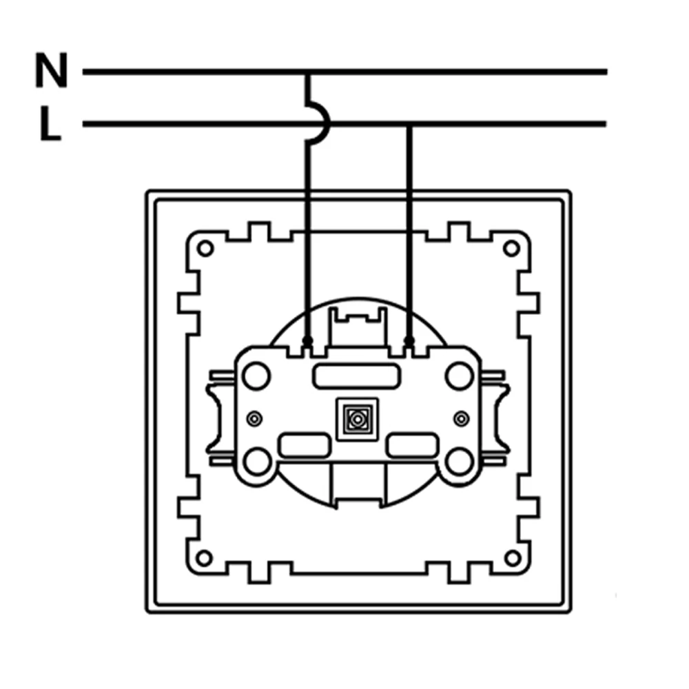 مقابس الطاقة السوداء المقابس المقبس الاتحاد الأوروبي القياسية الكلاسيكية منافذ كهربائية التيار المتناوب 250 فولت لا الأرض الجدار جزءا لا يتجزأ من مقبس مثبطات اللهب #5