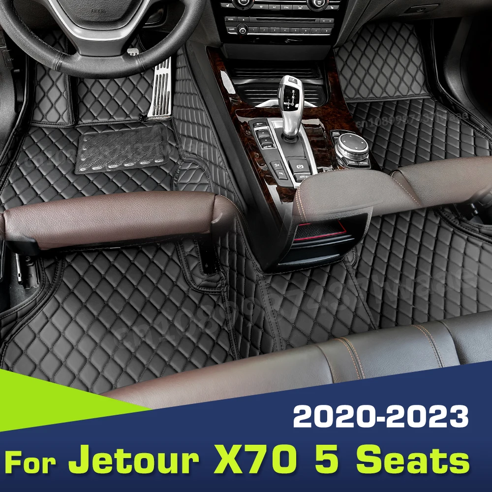 

Автомобильные коврики для Jetour X70 5 мест 2020 2021 2022 2023, пользовательские автомобильные подушечки для ног, автомобильный ковер, аксессуары для интерьера