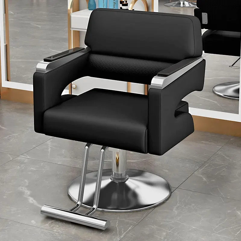 Friseursalon Friseurs tuhl Kosmetik Make-up drehbar Luxus Empfangs stuhl verstellbare Silla de Barbero Salon Möbel