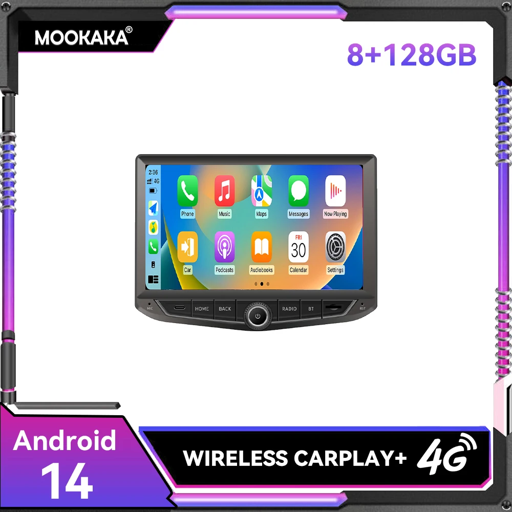 8inch Screen 8+256GB Car Radio For Jeep Wrangler jk 2011 - 2017 CarPlay Android 14.0 Navi Auto Multimedia Player HeadUnit Stereo
