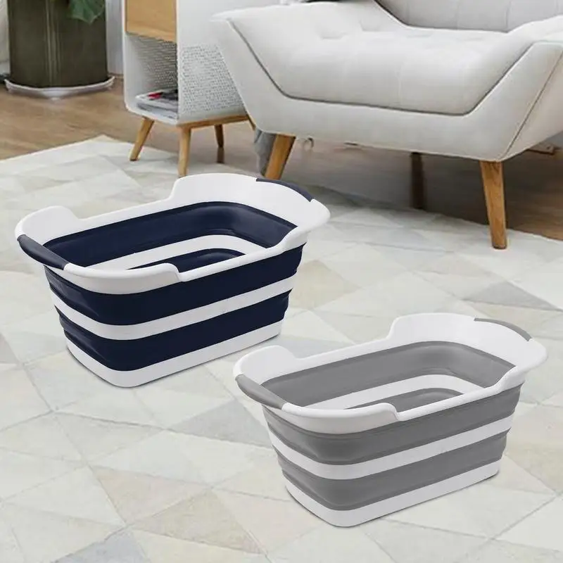 Folding Pet Bath Tub Pet Dog Grooming Tub With Drainage Hole Cat Portable Bathing Basin Kitten Foldable Bucket Wash Pet Supplies