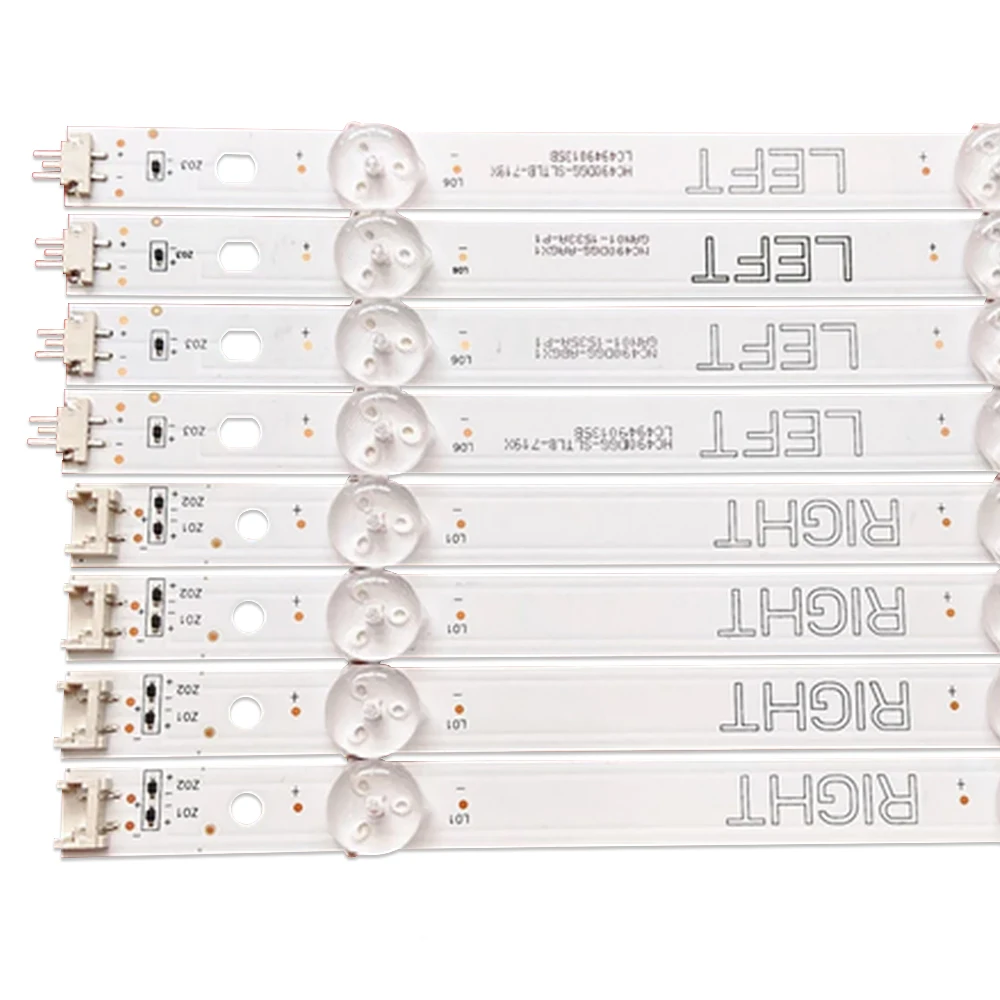 8 sztuk/zestaw podświetlenie LED dla LG 49UJ630V 49 uk6200 49 uk6300plb 49UJ635T 49 lk5700psc 49 lj5500 49UJ6300 49 lj5550 NC490DUE-AAFX1-41CA