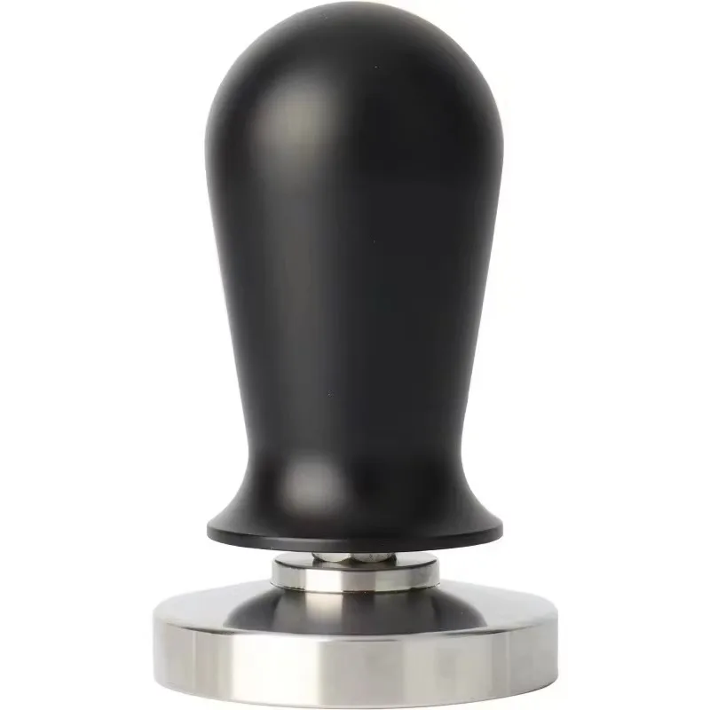

304 Stainless Steel Flat Bottom Wooden Handle Espresso Powder Press