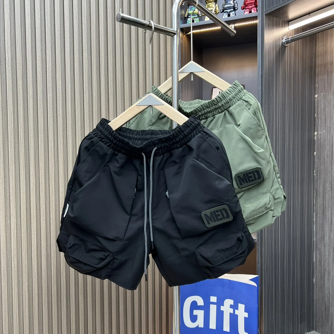 

Быстросохнущие повседневные мужские рабочие брюки для активного отдыха, летние шорты с множеством карманов, прямые, легкие, дышащие, молодежные, цветные