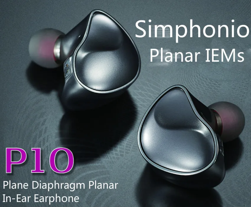 Simphonio P10 Plane Diaphragm Planar Magnetic Hifi Music Monitor DJ Studio Audiophile Musician IEMs Headphones Earphones