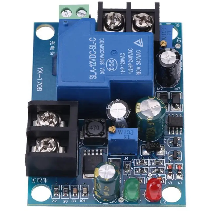 【DIGITAL GADGET】6X 30A 24V Automatic Battery Charging Controller Protection Module YX1708 Battery Undervoltage Charge Control Mo