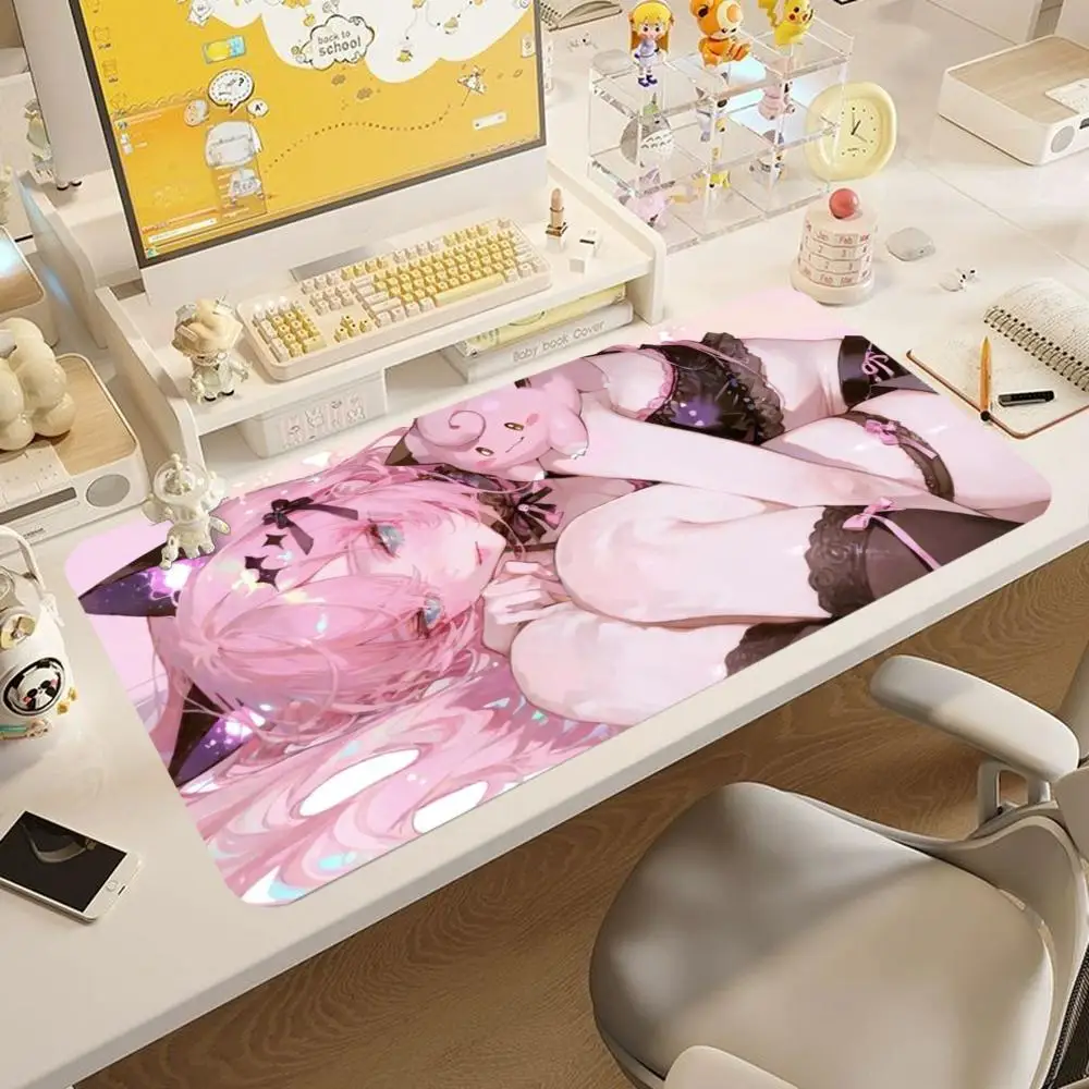 Muismat van natuurlijk rubber, extra grote, vlekbestendige desktoppad, kantoormuis met dichte rand