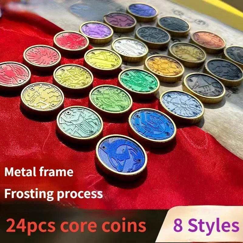 

Bandai Replaceable Chip Masked Knight Complete Series Ooo Coins Oz Coins 24pcs Set Pack CSM Specification Chip-free Bird Team