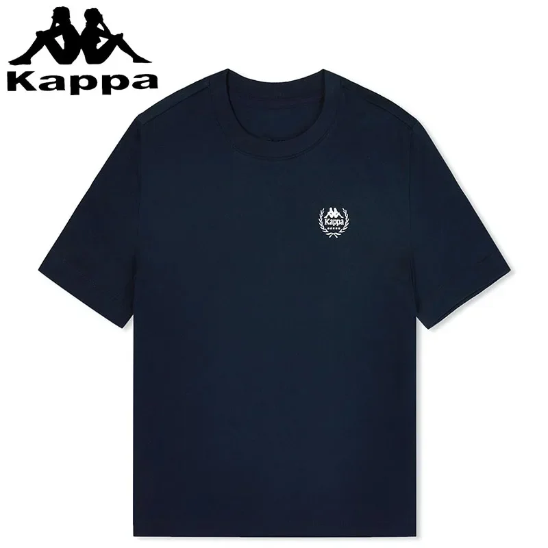 Kappa T-shirt Women's Short-sleeved Retro 2024 New Summer Clothing Luxury Brand T-shirts Casual Knitted Half Sleeved Sports Tops