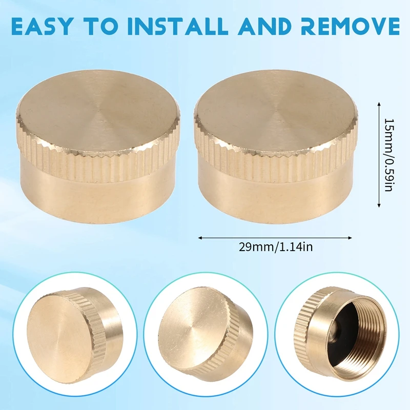 5 قطع الصلبة النحاس غطاء الملء 1 رطل غطاء زجاجة البروبان خزان الغاز اسطوانة مختومة غطاء غطاء حماية للموقد في الهواء الطلق #5