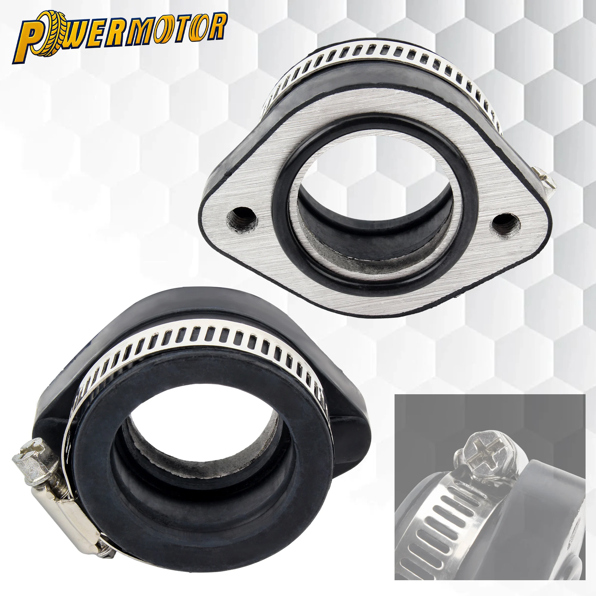 

28mm Motorcycle Rubber Pipe Carburetor Adapter Inlet Carb Intake Mainfold Boot For MIKUNI VM24 OKO KOSO KEIHIN PE28 Accessories