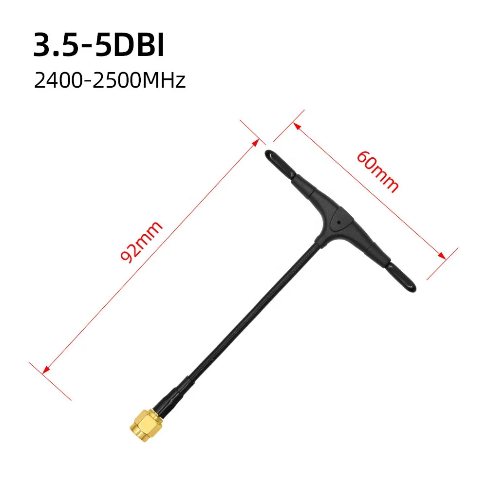 New Items UAV Antenna T-Shape MIMO Antenna 2.4Ghz Long Range Crossing Machine Control Grips Antenna