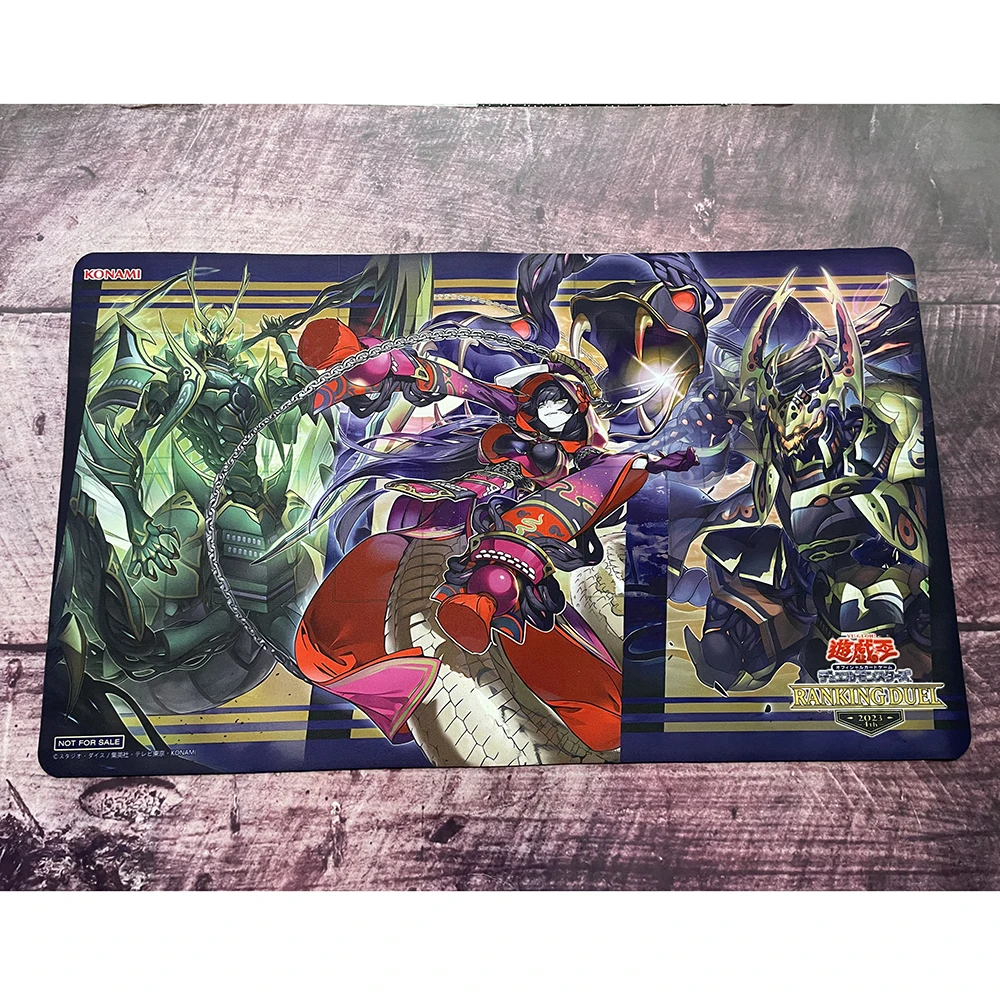 YuGiOh Raika no Kusarigami Oogaminushi Daiouga Playmat Card Pad YGO Mat KMC TCG Yu-Gi-Oh Mat-406