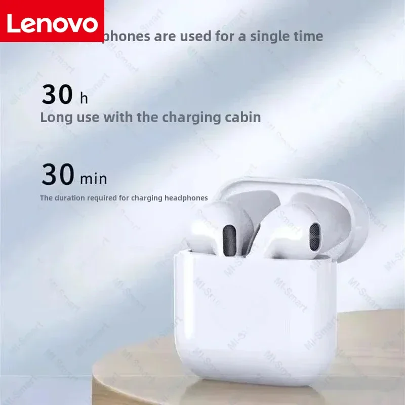 سماعات أذن Lenovo True اللاسلكية Bluetooth 9D سماعات أذن ستيريو لاسلكية داخل الأذن هاي فاي متوافقة مع أنظمة iOS وAndroid