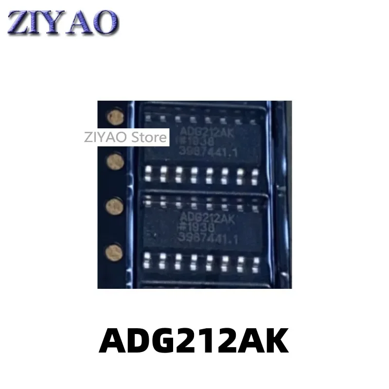 5PCS ADG212 ADG212AK ADG212AKR ADG212AKRZ SOP16 packaged analog switch chip