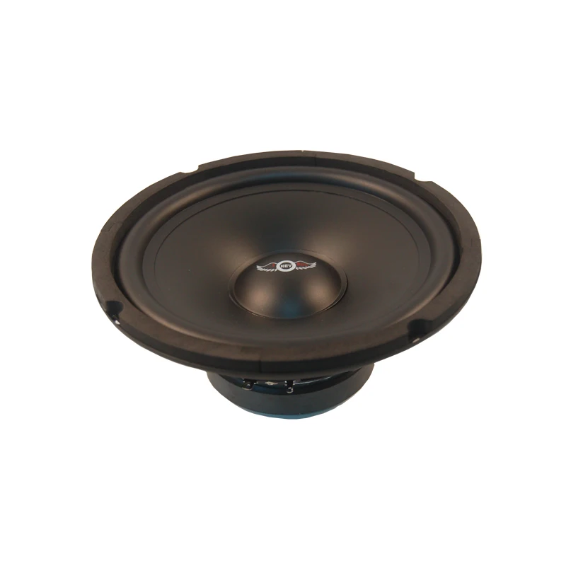 1pc  8 Inch Car Midrange Powerful 400W 4 Ohm Black Rubber Edge Injection Cone Woofer Universal Speakers