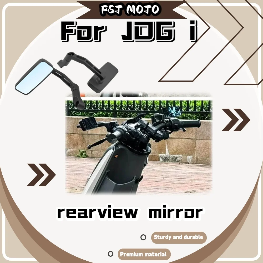 For Jog i Scooter Stereo Rear Mirror Reinforced Alloy Bracket Shockproof Stable On Bumpy Road Daily Fittings