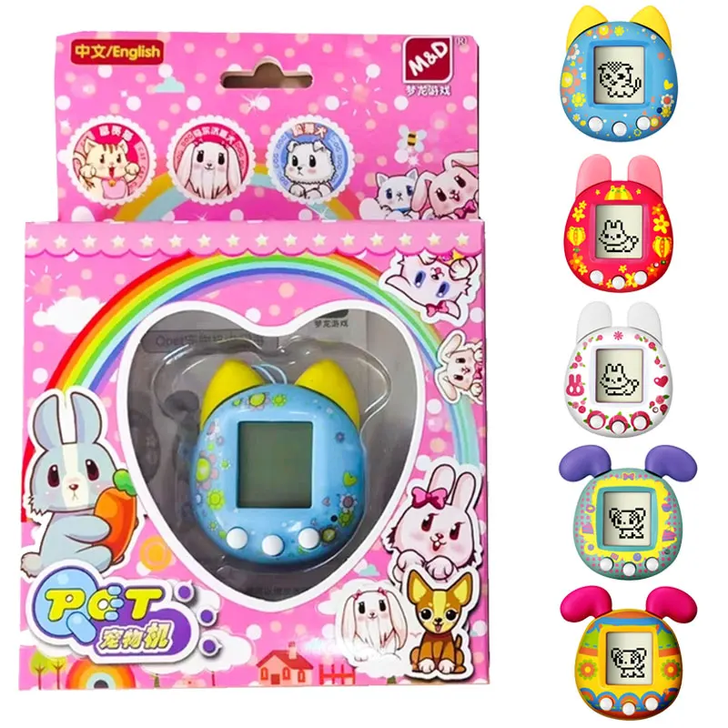 Kids Fun Virtual Electronic Pet Machine Toys Handheld Pets Raising Game Patience Training giocattoli educativi per ragazzi e ragazze regali