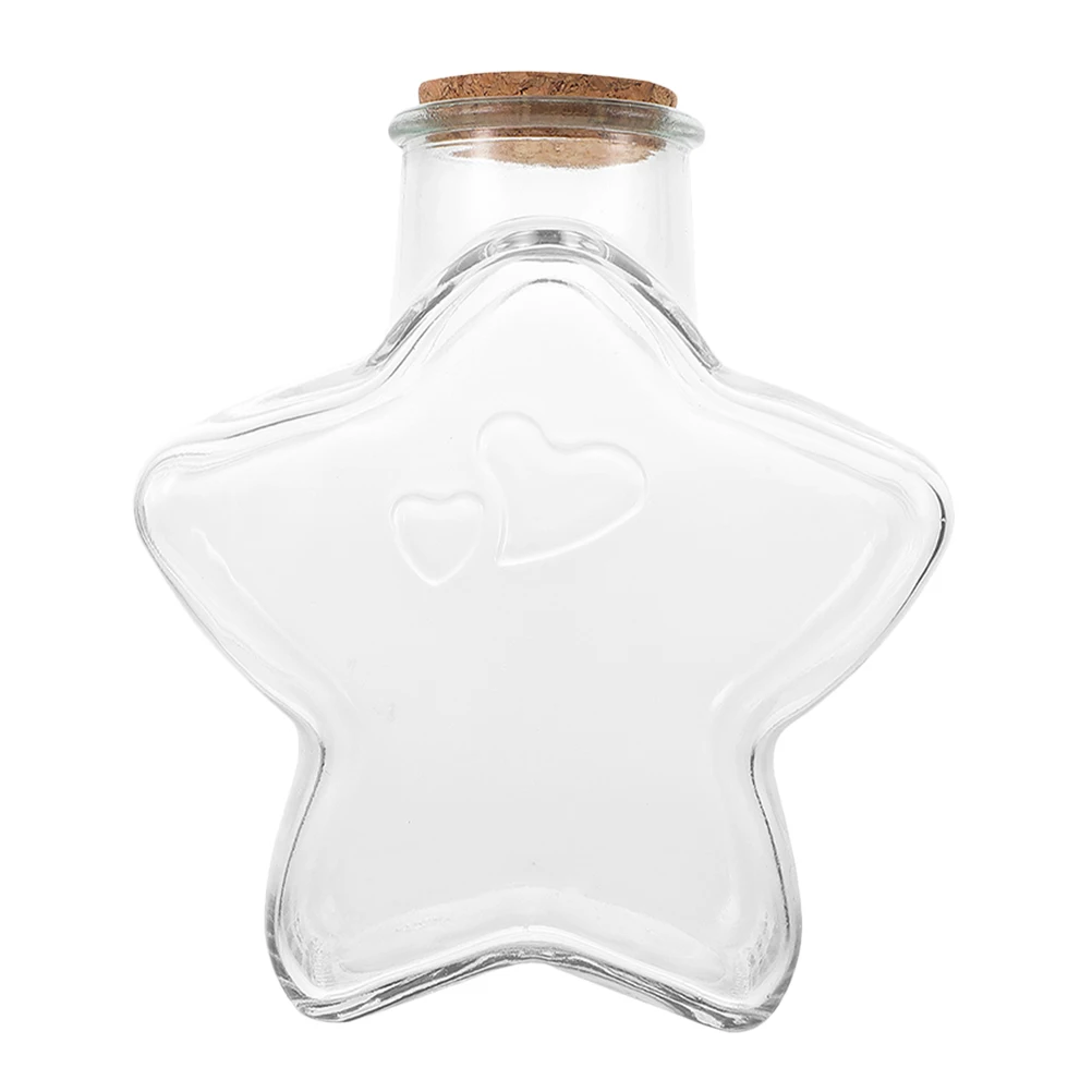 

Wishing Bottle Transparent Portable Cork Mini Glass Ornaments Storage DIY Craft Decor Container Glass Jars Landscape