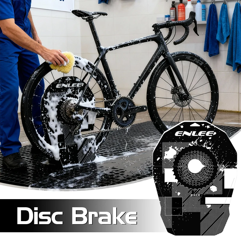 

Oil-Resistant Bike Brake Protector Cover Disc Brake Guard for Bicycle Cleaning & Maintenance, Prevents Noise & Wear