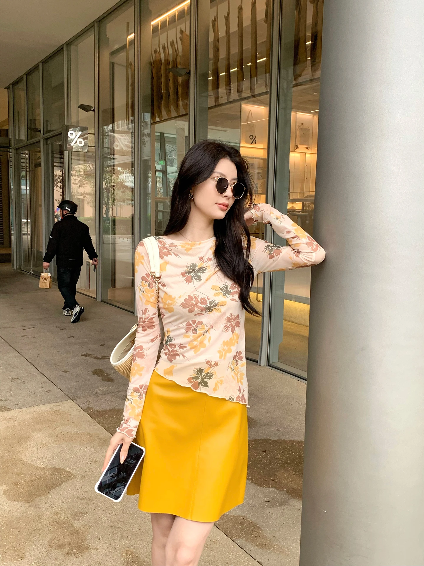 

Женская эластичная рубашка Kun Total Sweet Chestnut Heavyweight с принтом, весенняя, модная, приталенная, повседневная, прямого кроя, новый стиль