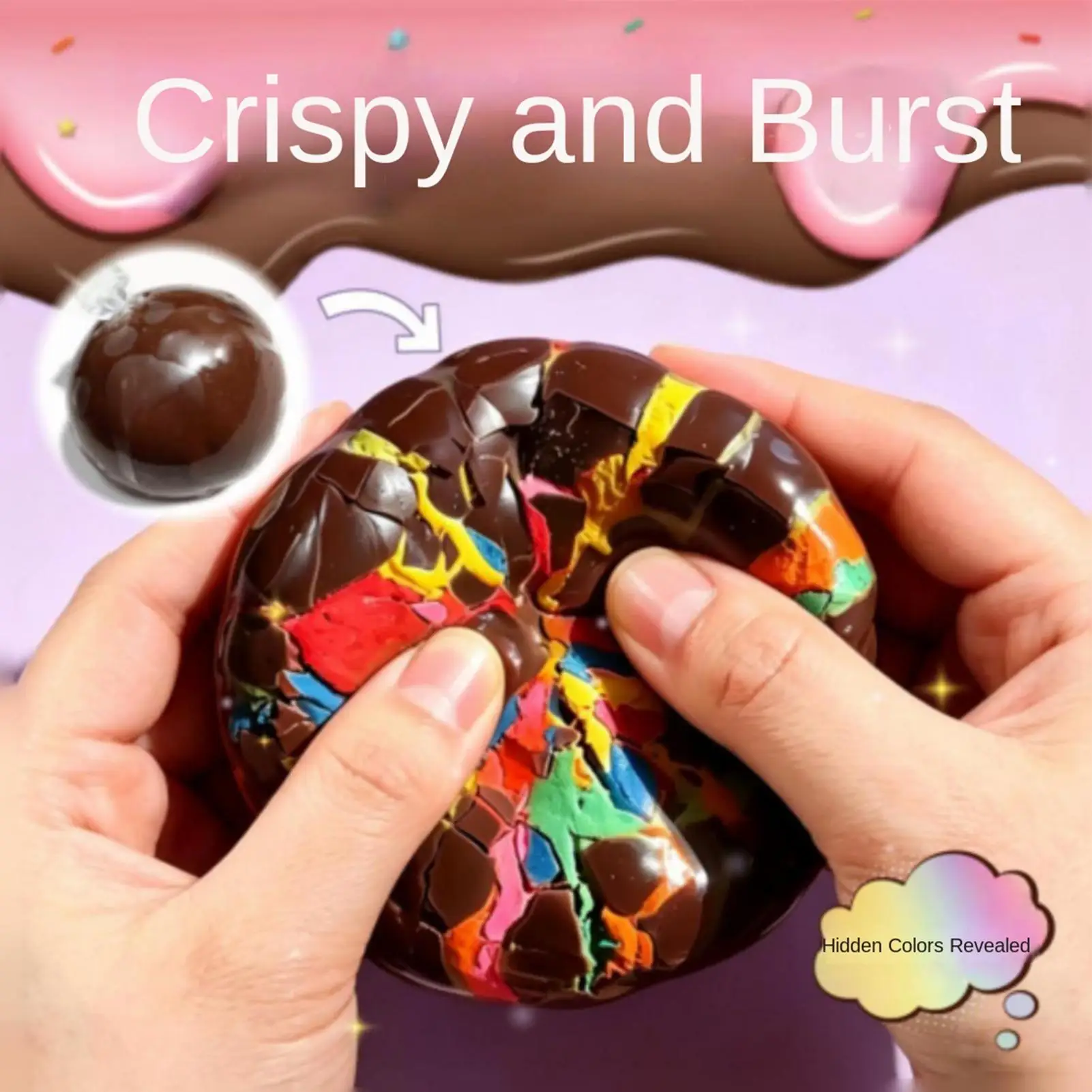 DIY Stress Ball Kit Food Shape DIY Pinch Craft Maker Mold Make Your Own Squeeze Toy Boys Girls Office Home Desk Birthday Holiday