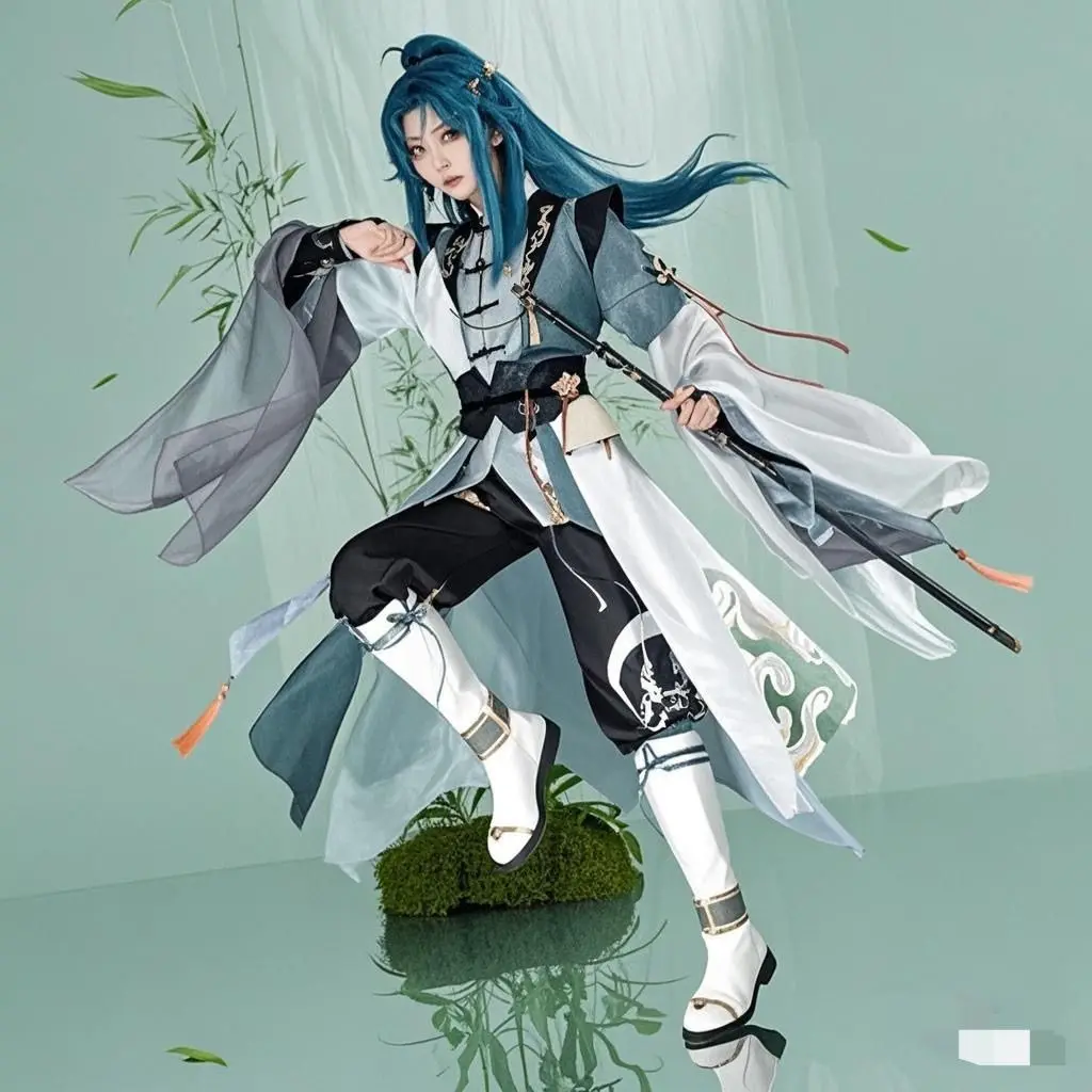 Halloween XIAO Kostüme Spiel Genshin Impact XIAO Kleidung Cosplay Kostüm Anime Kostüm Outfit Kostüm Hanfu Komplettset