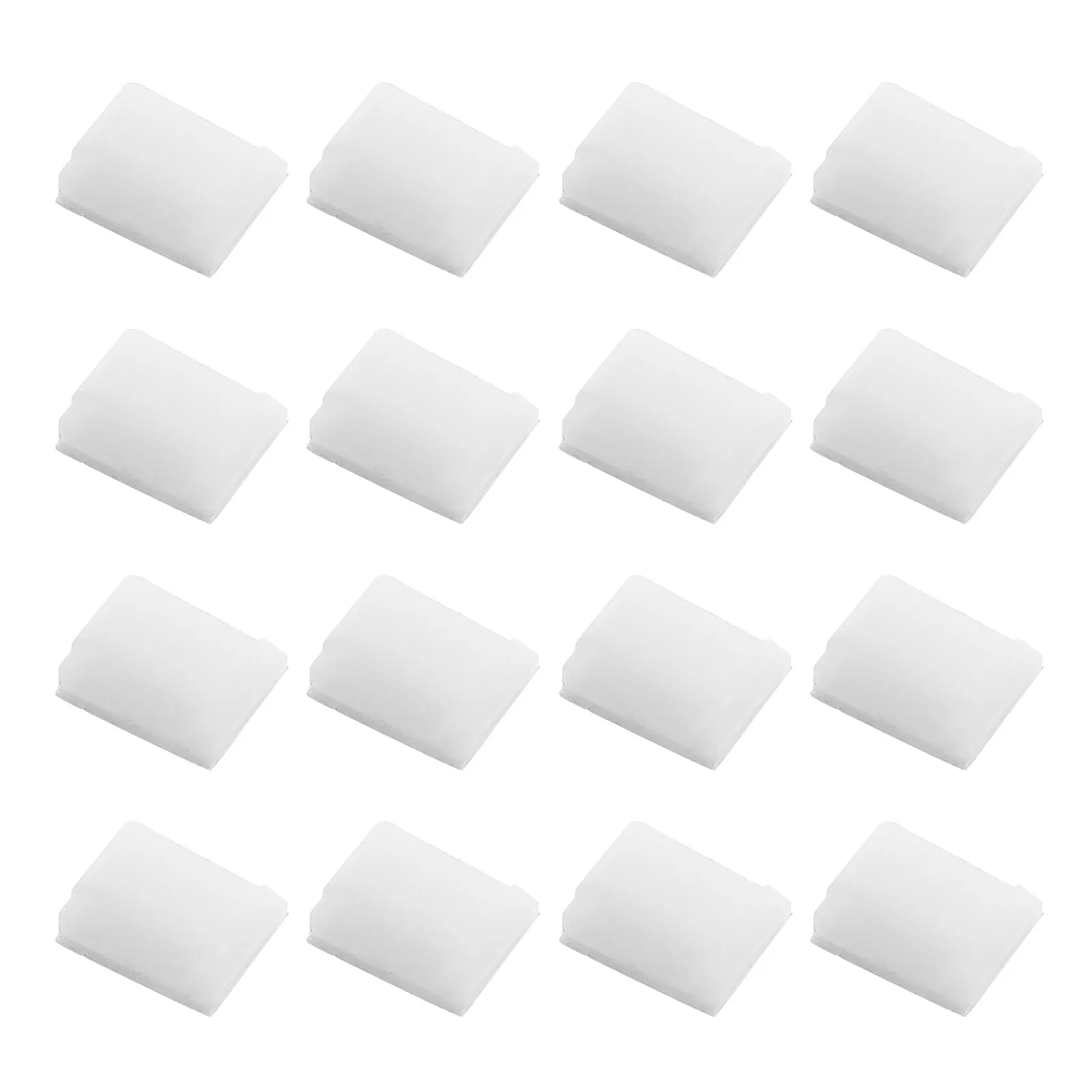 

100 Pcs Tape Outdoor LED Light Strip Holders Practical Self-adhesive Clips Fixing Buckles Mount