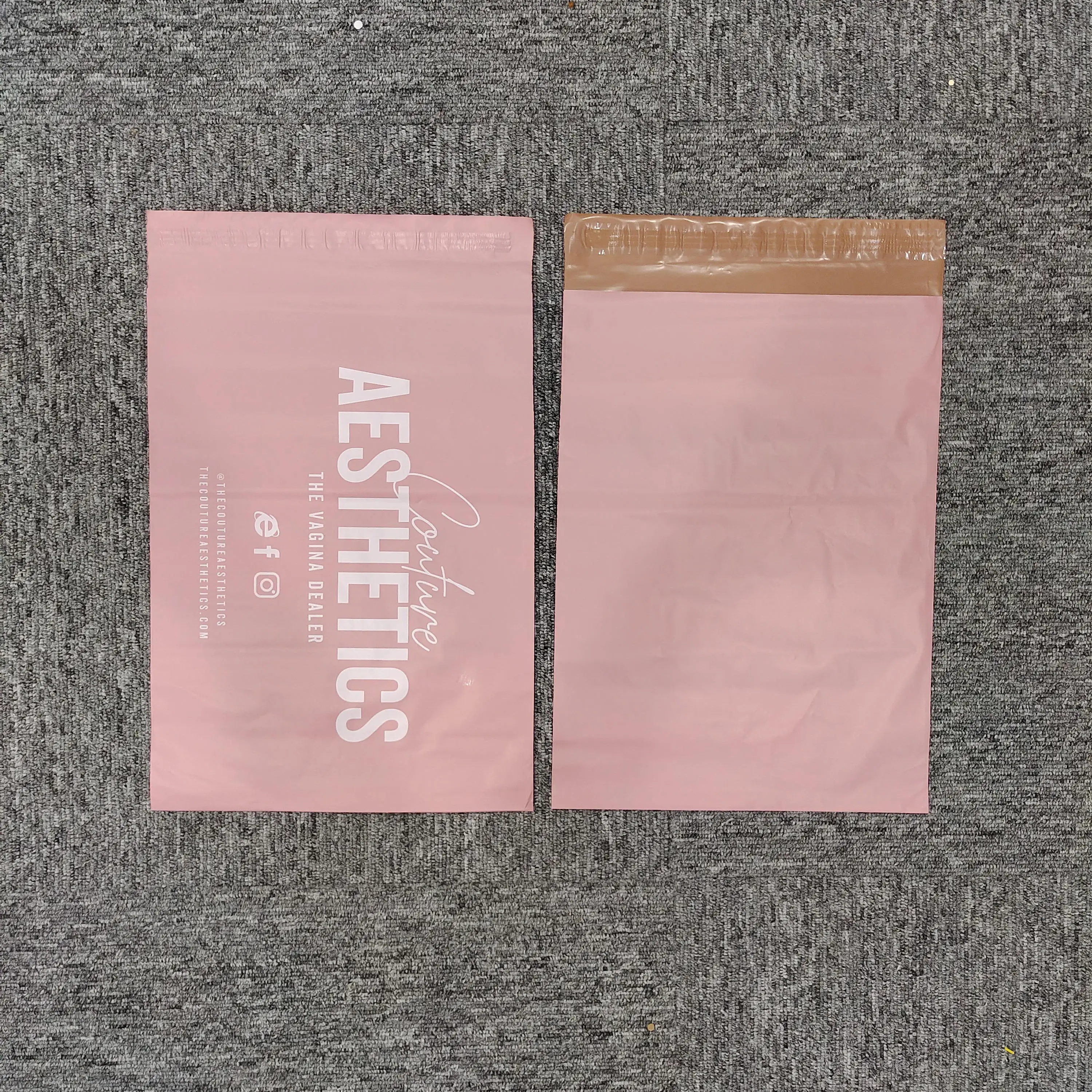 Custom Logo Gedrukt Poly Mailer 10X13 Koerier Verzending Pakket Verzendkosten Tassen Roze Poly Mailers