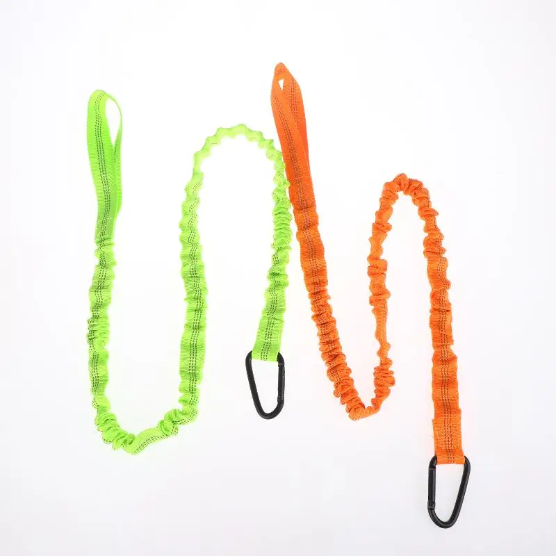 1 قطعة تعكس الضوء الثابتة الطين قارب قابل للنفخ الصيد مشبك لوح التزلج الجر أجزاء كاياك مجداف مكافحة قطرة حبل مرن #2